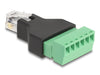 EAN 4043619665907 - DeLOCK 66590 cambiador de género para cable RJ12 6 pin terminal block Negro, Verde imagen 2