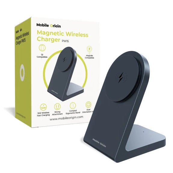 EAN 8594215995081 - Mobile Origin MO-MWCH-PW15 cargador de dispositivo móvil Smartphone Negro USB Cargador inalámbrico Carga  imagen 1