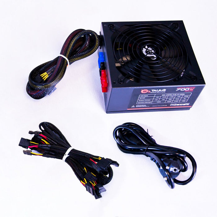 EAN 8436550232394 - TALIUS TAL-PSU700WMOD unidad de fuente de alimentación 20+4 pin ATX ATX Negro, Rojo imagen 5