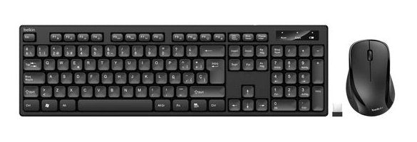 EAN 745883913756 - Belkin BBZ010SP teclado Ratón incluido Hogar / Oficina RF inalámbrico QWERTY Español Negro imagen 3