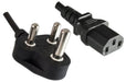 EAN 5711783339717 - Microconnect PE010418INDIA cable de transmisión Negro 1,8 m Enchufe tipo D C13 acoplador imagen 1