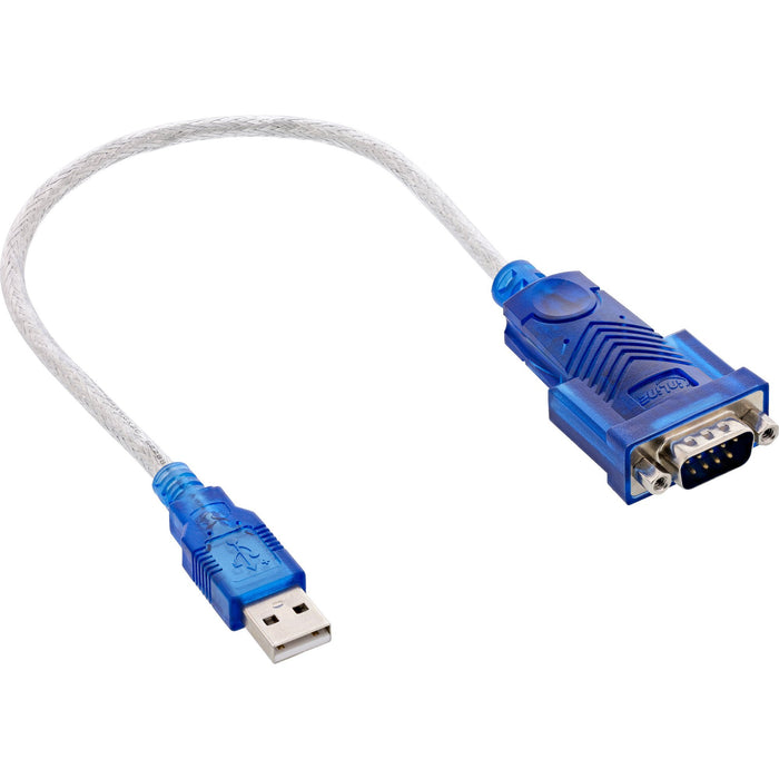 EAN 4043718014705 - InLine 33304 cambiador de género para cable USB Type-A DB-9 Azul, Transparente imagen 1