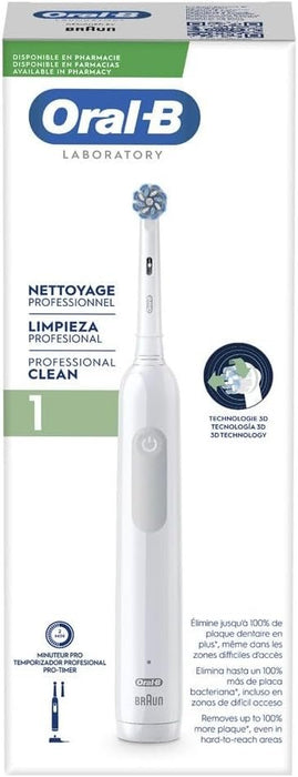 EAN 8006540772119 - Braun Oral-B Lab Pro 1 Clean Adulto Cepillo dental oscilante Blanco imagen 1
