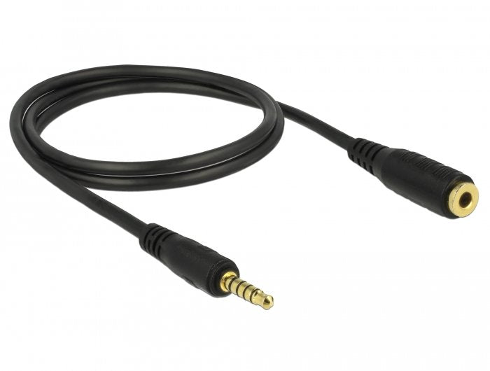 EAN 4043619857012 - DeLOCK 85701 cable de audio 1 m 3,5mm Negro imagen 2