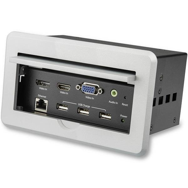 EAN 65030867498 - StarTech.com BOX4HDECP2 puente de conferencia AV 3840 x 2160 Pixeles Ethernet Plata imagen 1
