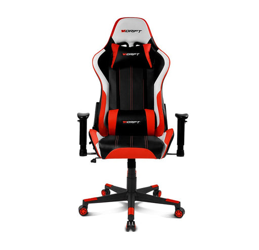 EAN 8436587972157 - DRIFT DR175 Silla para videojuegos universal Asiento acolchado Negro, Rojo, Blanco imagen 1