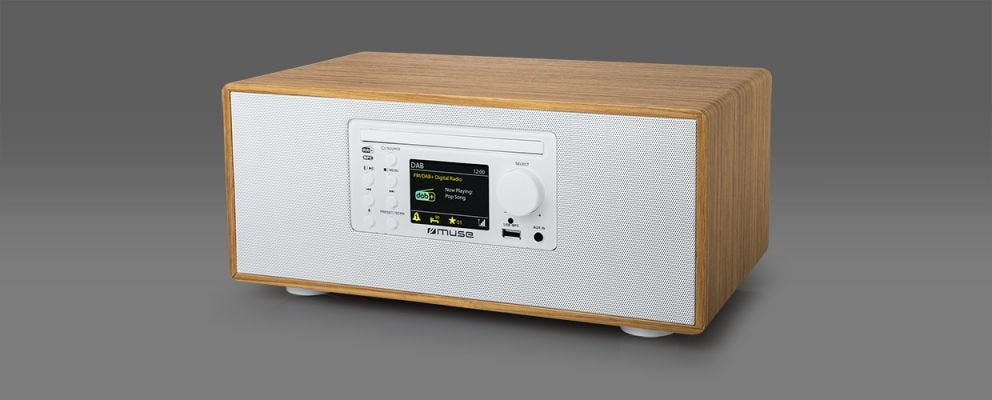 EAN 3700460208431 - Muse M-695 DBTW Personal Digital Blanco, Madera imagen 3