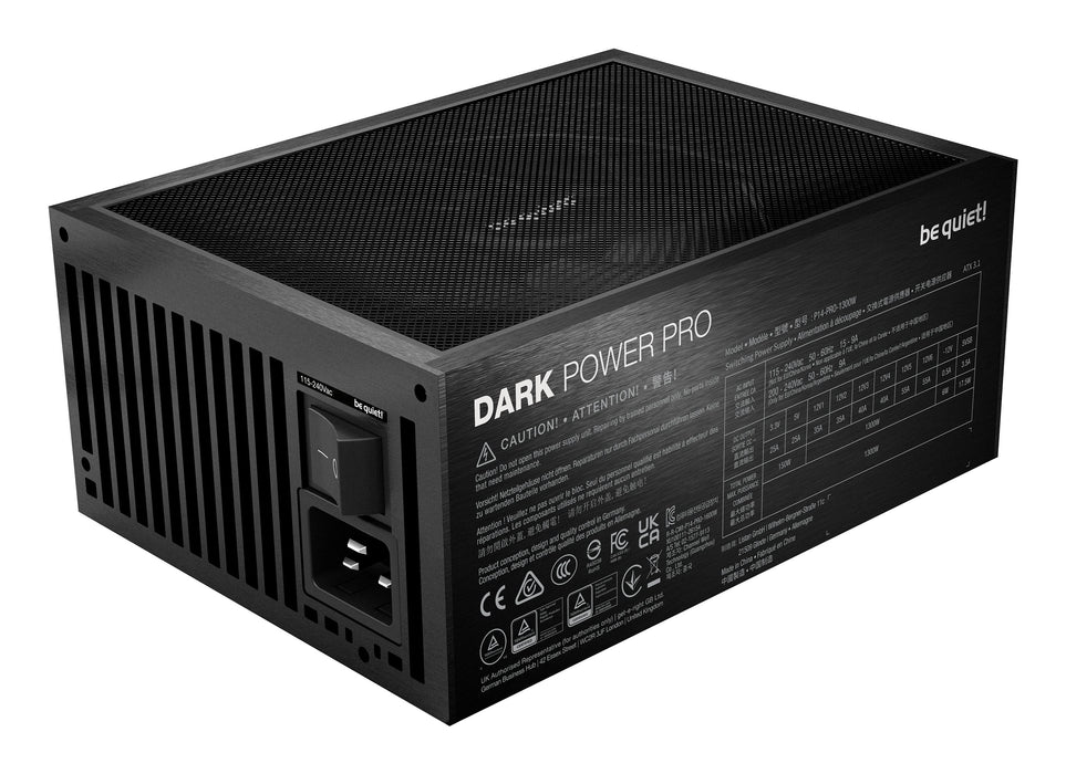 EAN 4260052192108 - be quiet! Dark Power Pro 14 IO unidad de fuente de alimentación 1300 W 20+4 pin ATX ATX Negro imagen 3