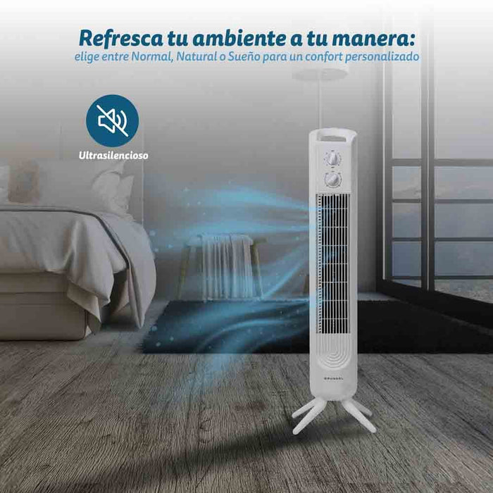 EAN 8426156018140 - Grunkel TF-324LBL ventilador Blanco imagen 5