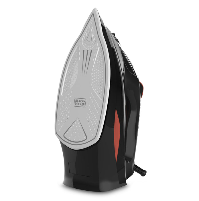 EAN 8432406180192 - Black & Decker BXIR3000E plancha Plancha a vapor Suela de cerámica 3000 W Negro, Naranja imagen 2