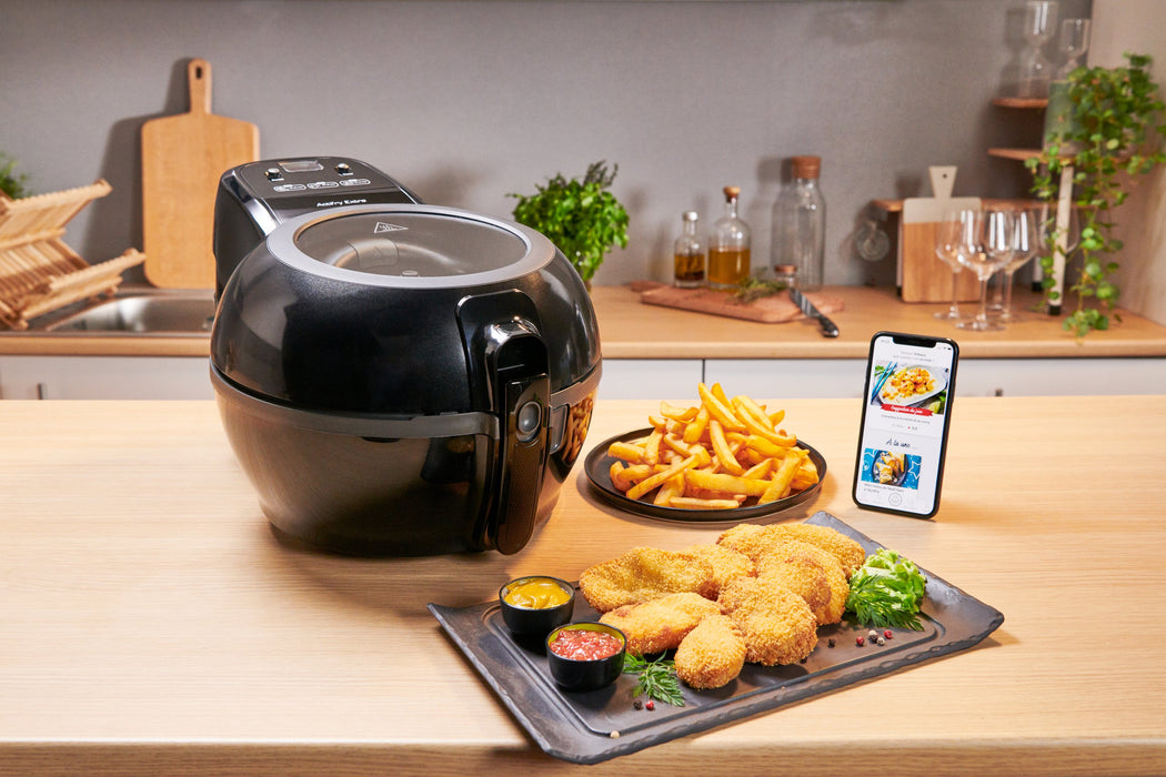 EAN 3045380017641 - Tefal ActiFry Extra FZ7228 Sencillo Independiente 1500 W Freidora de aire caliente Negro imagen 4