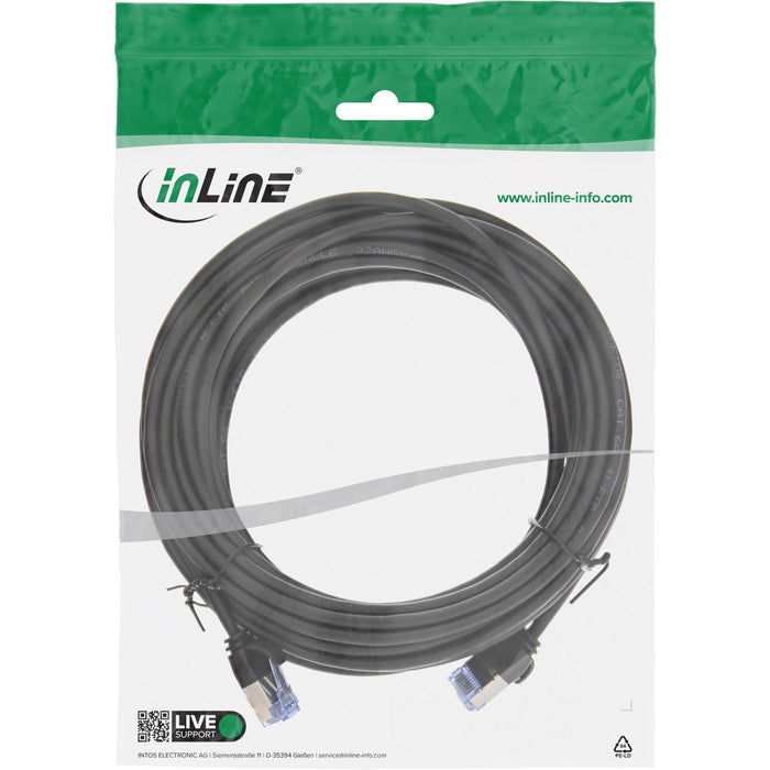 EAN 4043718273195 - InLine 71900S cable de red Negro 10 m Cat6a U/FTP (STP) Alrededor imagen 4