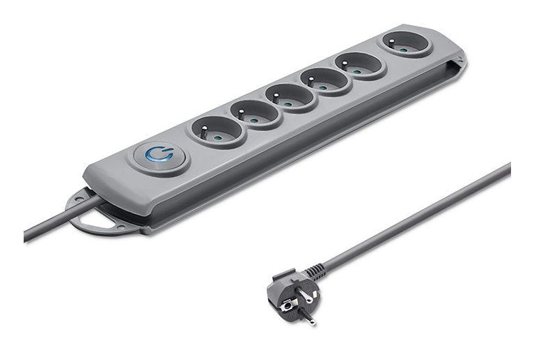 EAN 5901878501994 - Qoltec 50199 base múltiple 5 m 6 salidas AC Interior Gris imagen 2