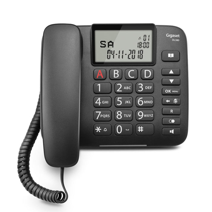 EAN 4250366856537 - Gigaset DL380 Teléfono analógico Identificador de llamadas Negro imagen 8