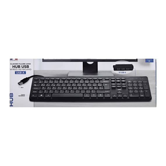 EAN 3303170113813 - T'nB KBHUB teclado USB Negro imagen 5
