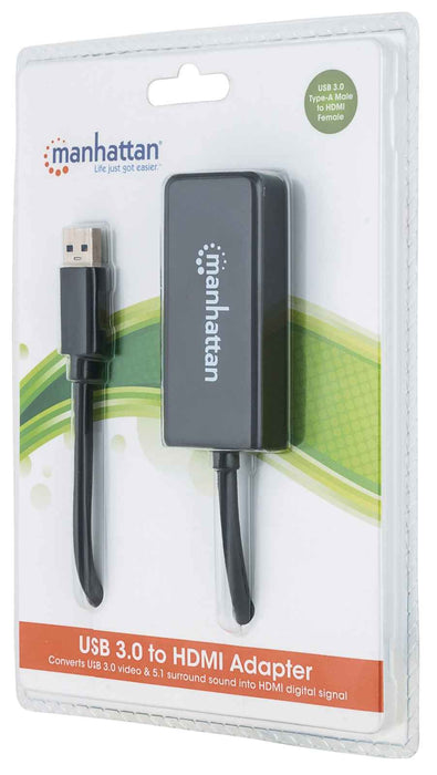 EAN 766623152259 - Manhattan 152259 Adaptador gráfico USB Negro imagen 6
