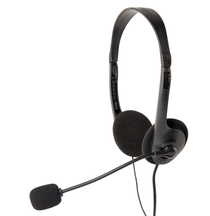EAN 8716309080330 - Gembird MHS-123 auricular y casco Auriculares Alámbrico Diadema Llamadas/Música Negro imagen 1