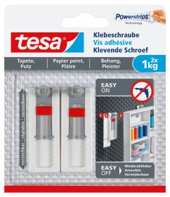 EAN 4042448340498 - TESA 77775-00000 Interior Gancho universal Gris, Rojo, Blanco 2 pieza(s) imagen 1