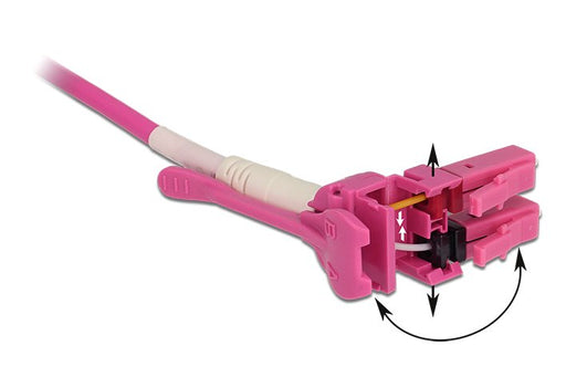 EAN 4043619851348 - DeLOCK 85134 Cable de fibra óptica e InfiniBand 3 m LC Rosa imagen 2
