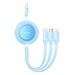 EAN 6932172609047 - Baseus CAMJ010017 cable USB USB 2.0 1,1 m USB A USB C/Micro-USB B/Lightning Azul imagen 2