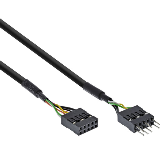 EAN 4043718179466 - InLine 19995D cable de audio 0,4 m 9 pin Negro imagen 1