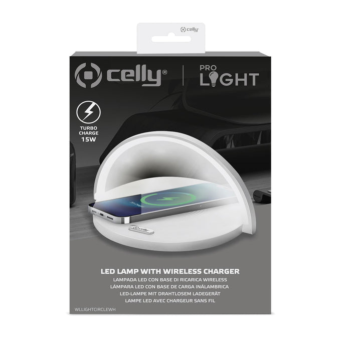 EAN 8021735193432 - Celly WLLIGHTCIRCLEWH cargador de dispositivo móvil Cámara digital, Mando para videojuegos, Auriculares,  imagen 5