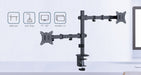 EAN 8716309128155 - Gembird MA-D2-03 soporte para monitor 81,3 cm (32") Escritorio Negro imagen 5