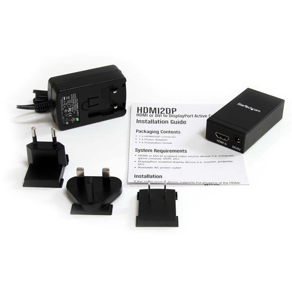 EAN 0065030841498 - StarTech.com HDMI2DP convertidor de señal de vídeo Conversor de vídeo activo 1920 x 1200 Pixeles imagen 4