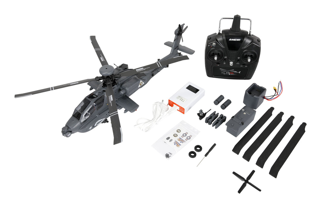 EAN 4262500344893 - Amewi Apache AH-64D modelo controlado por radio Helicóptero Motor eléctrico 1:32 imagen 2