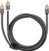 EAN 4040849653018 - Goobay 65301 cable de audio 3 m 2 x RCA RCA Negro, Plata imagen 6