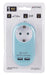EAN 5999097985404 - Entac EPAG-1EE-2USB-B adaptador de enchufe eléctrico Tipo F Azul imagen 2