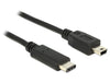 EAN 4043619833351 - DeLOCK 0.5m, USB2.0-C/USB2.0 Mini-B cable USB 0,5 m Mini-USB B USB C Negro imagen 1