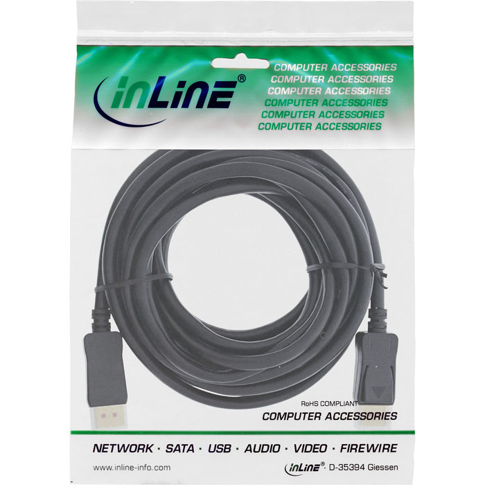 EAN 4043718292295 - InLine 17207P cable DisplayPort 7,5 m Negro imagen 2