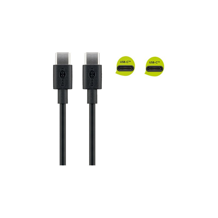 EAN 4040849663185 - Wentronic 66318 cable USB USB 2.0 1 m USB C Negro imagen 2