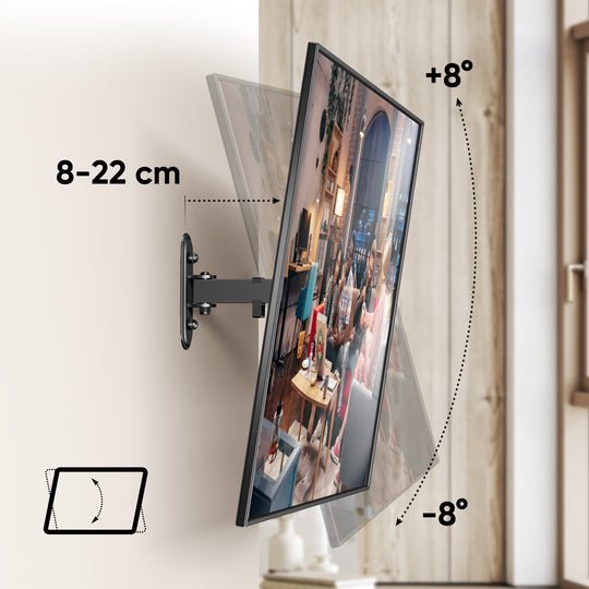 EAN 4603728440781 - ONKRON R2-B soporte para TV 88,9 cm (35") Negro imagen 4