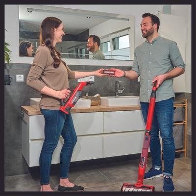 EAN 4006825671148 - Einhell CLEANEXXO fregona 400 ml Húmedo Microfibra Rojo imagen 3
