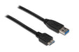 EAN 4014619674060 - Alcasa USB 3.0 A/USB 3.0 Micro B, 0.2m cable USB USB 3.2 Gen 1 (3.1 Gen 1) 0,2 m USB A Micro-USB B Negro imagen 1