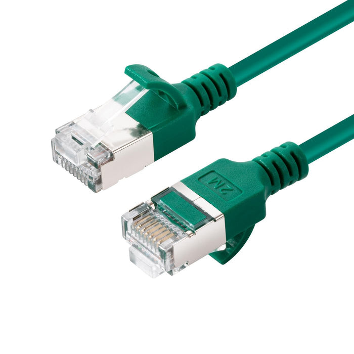 EAN 5715063027615 - Microconnect V-FTP6A01G-SLIM cable de red Verde 1 m Cat6a U/FTP (STP) imagen 1
