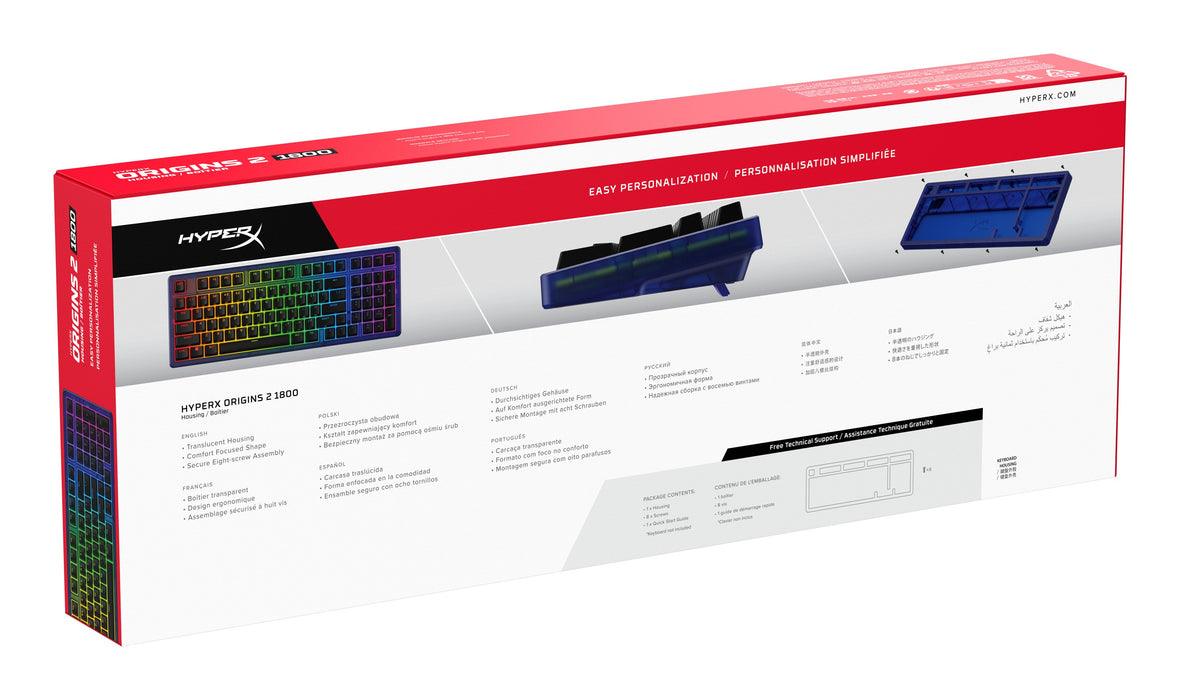 EAN 198990999630 - HyperX Origins 2 1800 Blue Housing Funda para teclado imagen 5