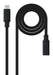 EAN 8433281015357 - Nanocable 10.01.4500 cable USB USB 3.2 Gen 2x2 0,5 m USB C Negro imagen 1