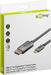 EAN 4040849757075 - Goobay 75707 adaptador de cable de vídeo 1 m USB Tipo C DisplayPort Negro, Plata imagen 3