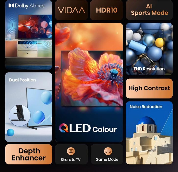 EAN 6942351418179 - Hisense 32A5Q 81,3 cm (32") Full HD Smart TV Wifi Negro imagen 3