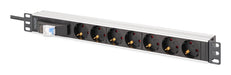 EAN 4016032501664 - Digitus DN-95439 unidad de distribución de energía (PDU) 7 salidas AC 1U Negro, Plata imagen 4