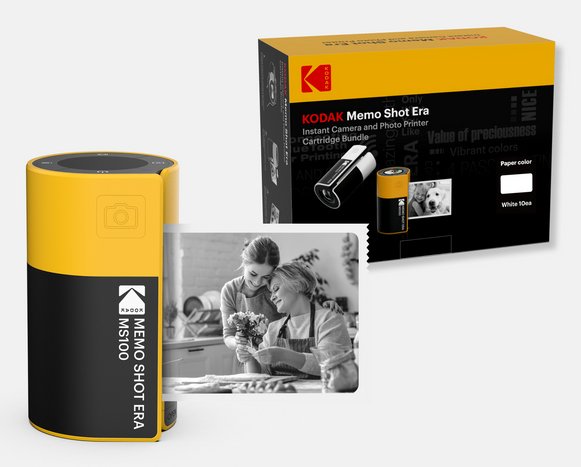 EAN 0192143004028 - Kodak MemoShot Era MS100 68,58 x 45,72 mm Negro, Amarillo imagen 1