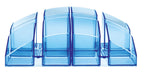 EAN 4012473017481 - HAN Scala porta lápices Plástico Azul, Translúcido imagen 3