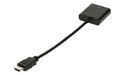 EAN 5055190192252 - 2-Power CAB0060A adaptador de cable de vídeo HDMI tipo A (Estándar) VGA (D-Sub) Negro imagen 1