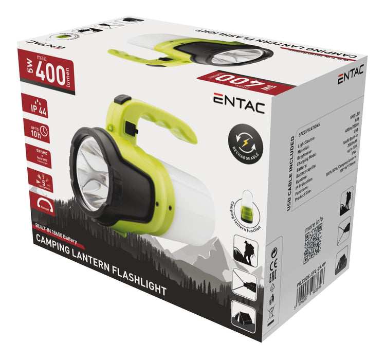 EAN 5999097983646 - Entac EFL-CAMP linterna Verde, Blanco, Negro Linterna de mano LED imagen 2