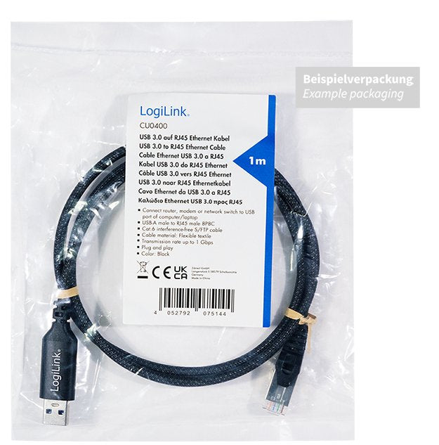 EAN 4052792075168 - LogiLink CU0402 cable de red Negro 2 m Cat6 S/FTP (S-STP) Alrededor imagen 5
