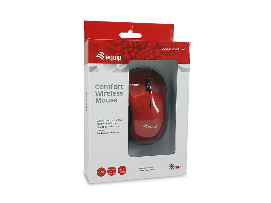 EAN 4015867227268 - Equip 245113 ratón Oficina Ambidextro RF inalámbrico Óptico imagen 4
