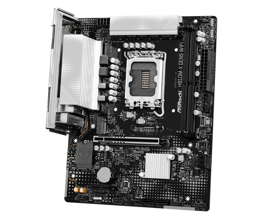 EAN 4711581493834 - Asrock H810M-X Gen5 WiFi Intel H810 LGA 1851 (Socket V1) micro ATX imagen 4